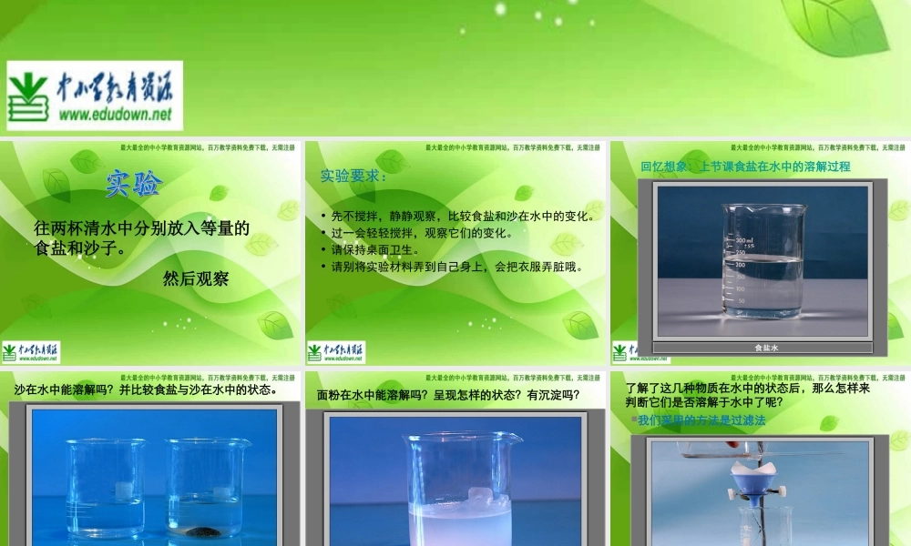 教科小学科学四上《2.1、水能溶解一些物质》PPT课件(5)【加微信公众号 jiaoxuewuyou 九折优惠 qq 1119139686】.ppt