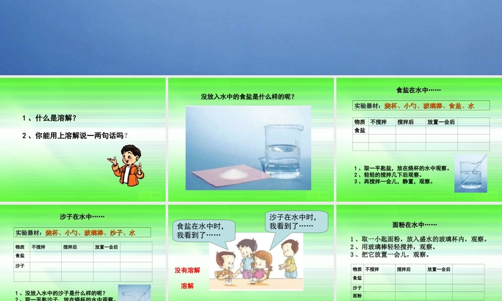 教科小学科学四上《2.1、水能溶解一些物质》PPT课件(2)【加微信公众号 jiaoxuewuyou 九折优惠 qq 1119139686】.ppt