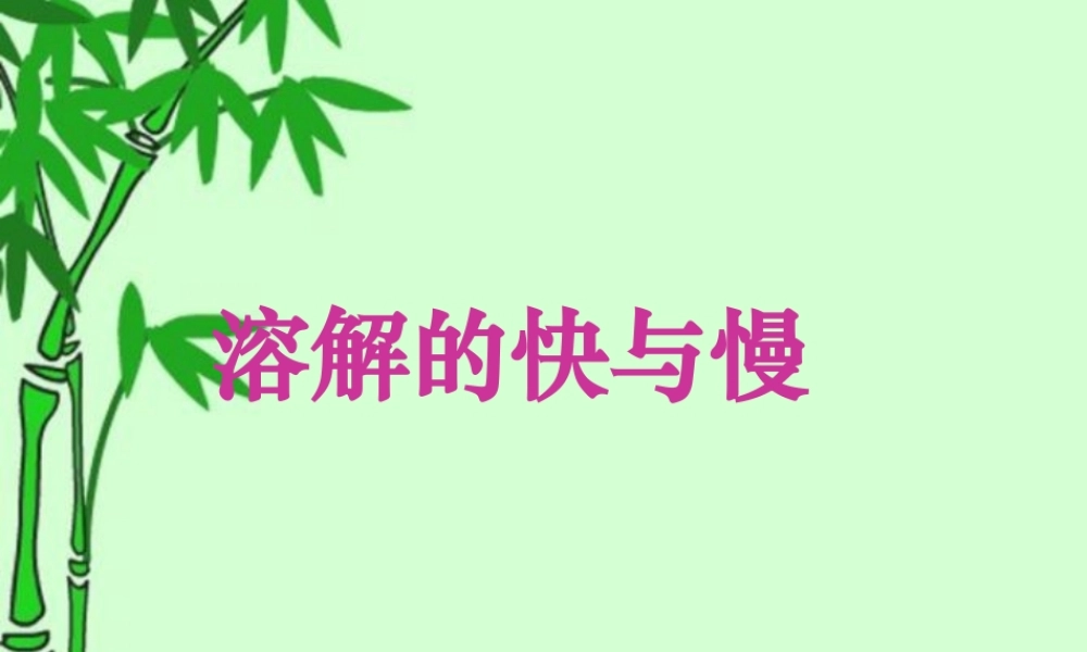 教科小学科学四上《2.5、溶解的快与慢》PPT课件(5)【加微信公众号 jiaoxuewuyou 九折优惠 qq 1119139686】.ppt
