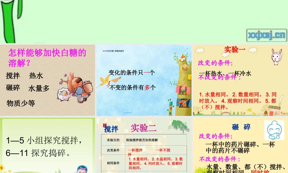 教科小学科学四上《2.5、溶解的快与慢》PPT课件(5)【加微信公众号 jiaoxuewuyou 九折优惠 qq 1119139686】.ppt