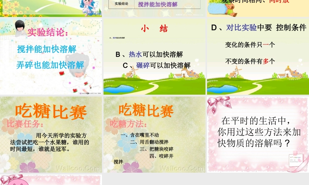 教科小学科学四上《2.5、溶解的快与慢》PPT课件(5)【加微信公众号 jiaoxuewuyou 九折优惠 qq 1119139686】.ppt