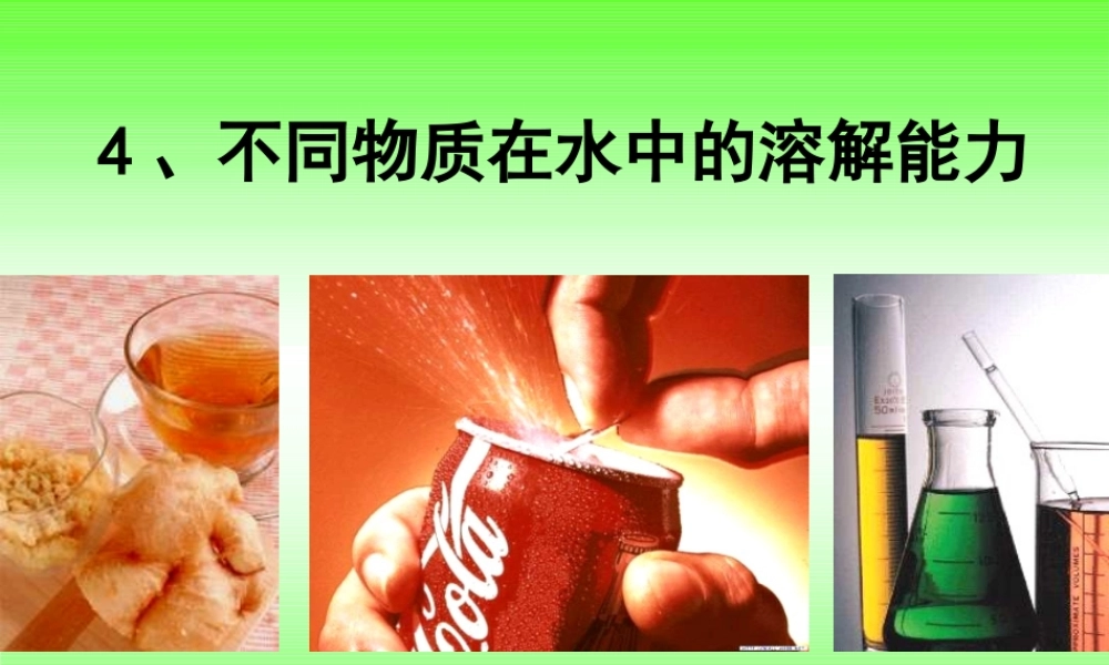 教科小学科学四上《2.4、不同物质在水中的溶解能力》PPT课件(2)【加微信公众号 jiaoxuewuyou 九折优惠 qq 1119139686】.ppt