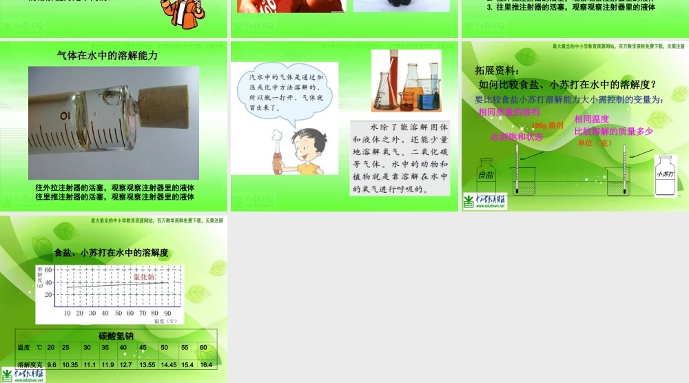 教科小学科学四上《2.4、不同物质在水中的溶解能力》PPT课件(3)【加微信公众号 jiaoxuewuyou 九折优惠 qq 1119139686】.ppt