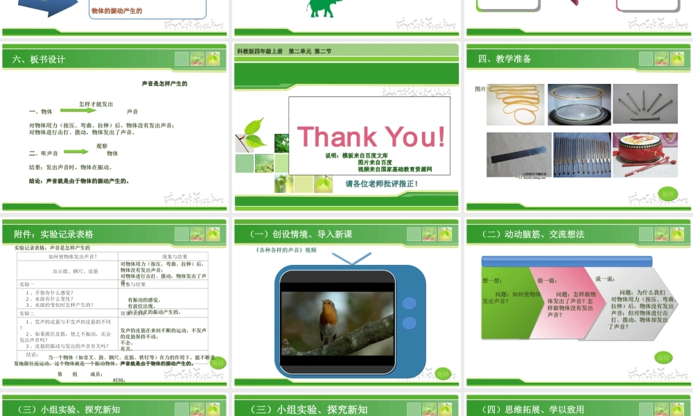 教科小学科学四上《3.2、声音是怎样产生的》PPT课件(4)【加微信公众号 jiaoxuewuyou 九折优惠 qq 1119139686】.ppt