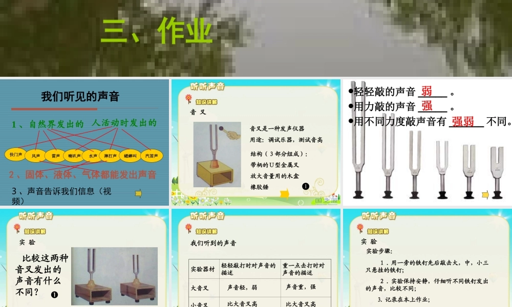 教科小学科学四上《3.1、听听声音》PPT课件(9)【加微信公众号 jiaoxuewuyou 九折优惠 qq 1119139686】.ppt