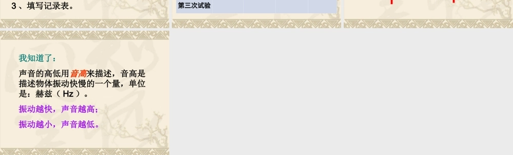 教科小学科学四上《3.3、声音的变化》PPT课件(2)【加微信公众号 jiaoxuewuyou 九折优惠 qq 1119139686】.ppt