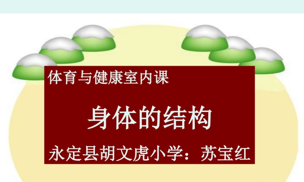 教科小学科学四上《4.1、身体的结构》PPT课件(5)【加微信公众号 jiaoxuewuyou 九折优惠 qq 1119139686】.ppt