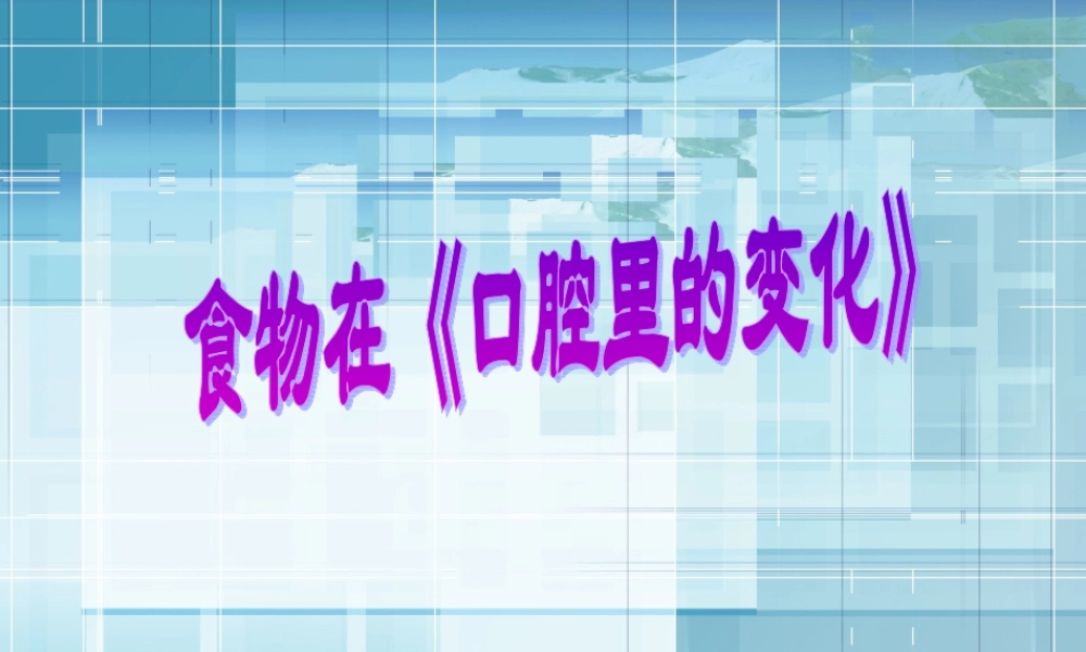 教科小学科学四上《4.6、食物口腔里的变化》PPT课件(6)【加微信公众号 jiaoxuewuyou 九折优惠 qq 1119139686】.ppt