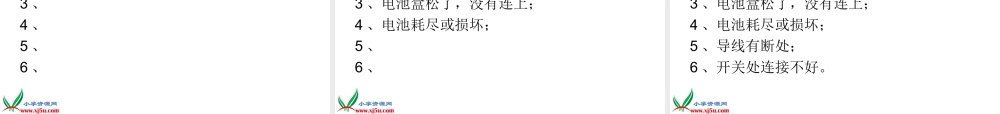 教科小学科学四下《1.4.电路出故障了》PPT课件(1)【加微信公众号 jiaoxuewuyou 九折优惠 qq 1119139686】.ppt