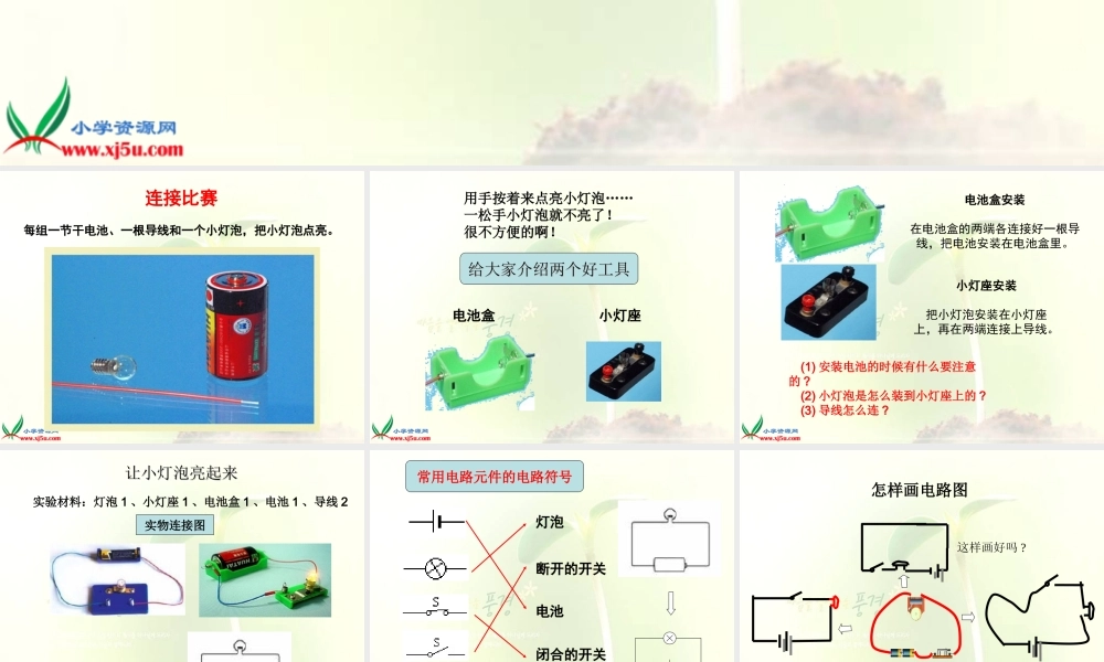 教科小学科学四下《1.3.简单的电路》PPT课件(1)【加微信公众号 jiaoxuewuyou 九折优惠 qq 1119139686】.ppt
