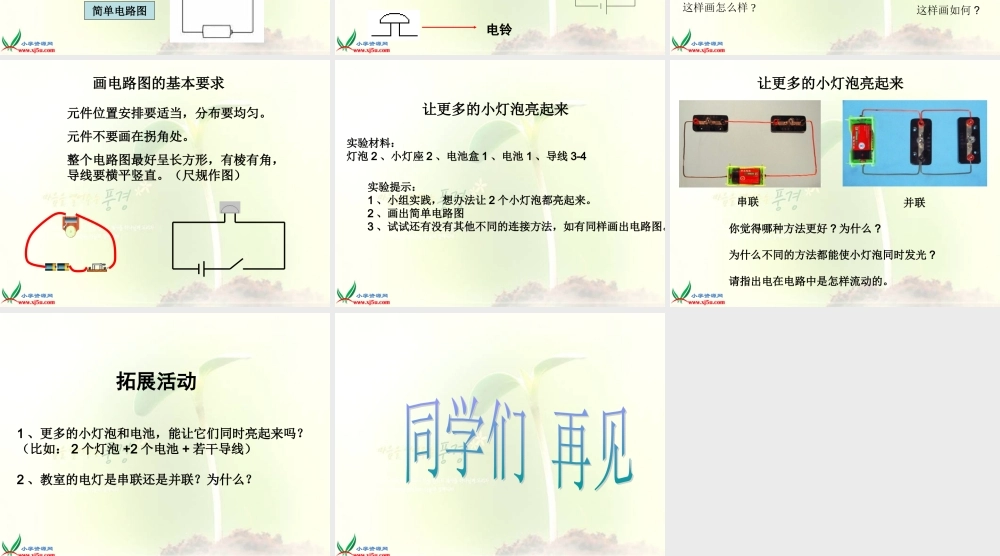 教科小学科学四下《1.3.简单的电路》PPT课件(1)【加微信公众号 jiaoxuewuyou 九折优惠 qq 1119139686】.ppt