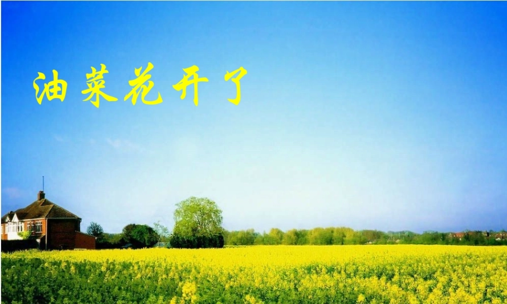 教科小学科学四下《2.1.油菜花开了》PPT课件(1)【加微信公众号 jiaoxuewuyou 九折优惠 qq 1119139686】.ppt