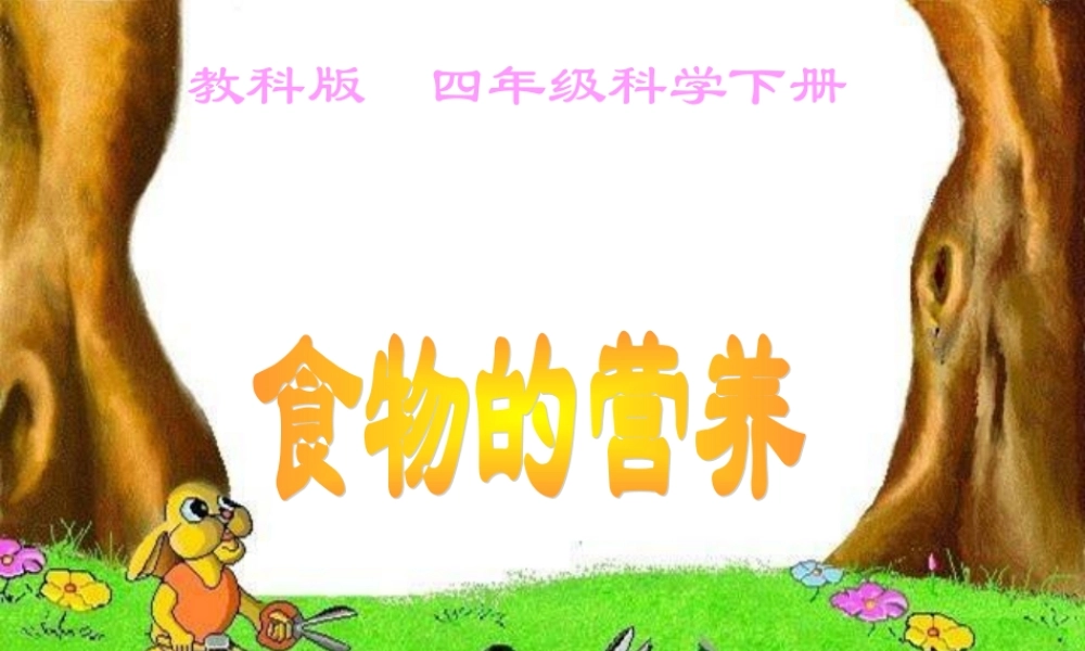 教科小学科学四下《3.2.食物中的营养》PPT课件(5)【加微信公众号 jiaoxuewuyou 九折优惠 qq 1119139686】.ppt