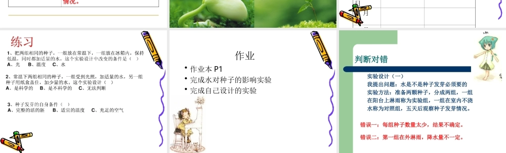 教科小学科学五上《1.1、种子发芽实验（一）》PPT课件(5)【加微信公众号 jiaoxuewuyou 九折优惠 qq 1119139686】.ppt