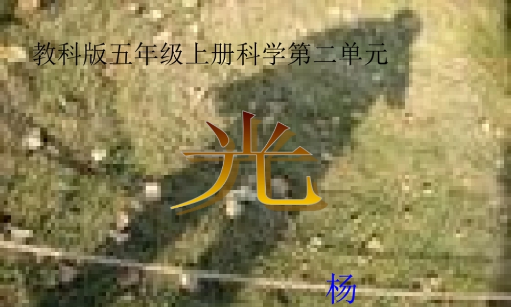 教科小学科学五上《2.1、光和影》PPT课件(2)【加微信公众号 jiaoxuewuyou 九折优惠 qq 1119139686】.ppt