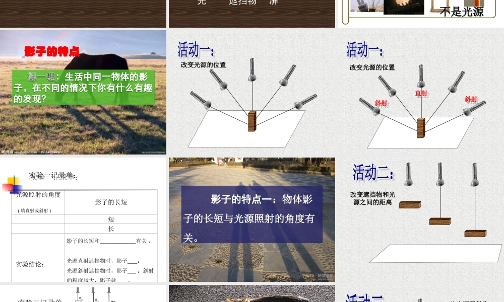 教科小学科学五上《2.1、光和影》PPT课件(4)【加微信公众号 jiaoxuewuyou 九折优惠 qq 1119139686】.ppt