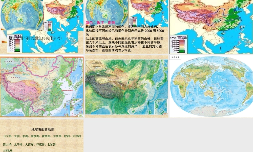 教科小学科学五上《3.1、地球表面的地形》PPT课件(5)【加微信公众号 jiaoxuewuyou 九折优惠 qq 1119139686】.ppt