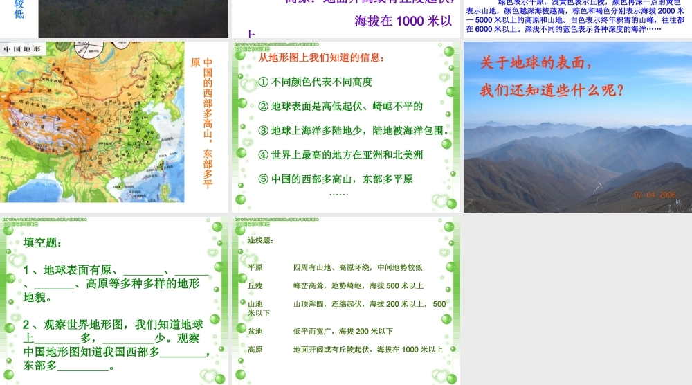 教科小学科学五上《3.1、地球表面的地形》PPT课件(9)【加微信公众号 jiaoxuewuyou 九折优惠 qq 1119139686】.ppt