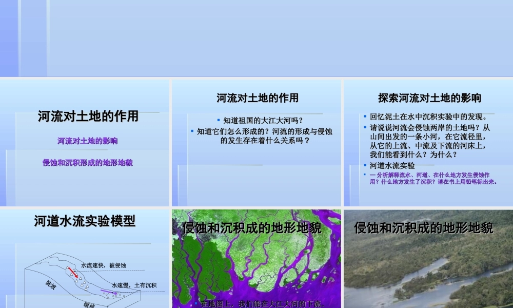 教科小学科学五上《3.7、河流对土地的作用》PPT课件(4)【加微信公众号 jiaoxuewuyou 九折优惠 qq 1119139686】.ppt
