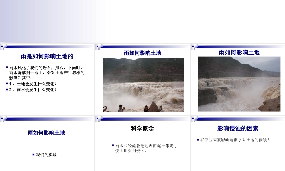 教科小学科学五上《3.5、雨水对土地的侵蚀》PPT课件(6)【加微信公众号 jiaoxuewuyou 九折优惠 qq 1119139686】.ppt