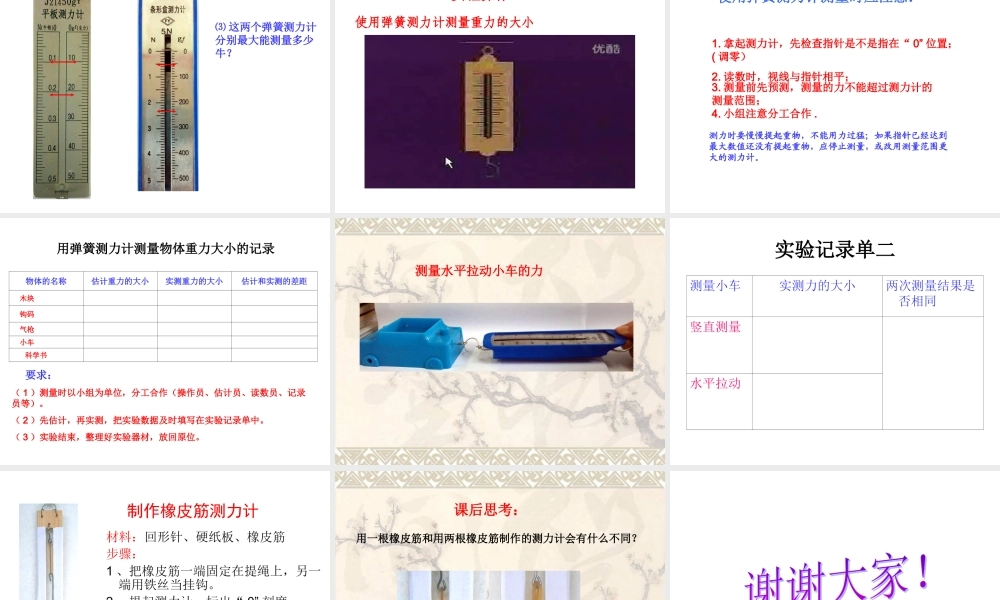 教科小学科学五上《4.4、测量力的大小》PPT课件(7)【加微信公众号 jiaoxuewuyou 九折优惠 qq 1119139686】.ppt