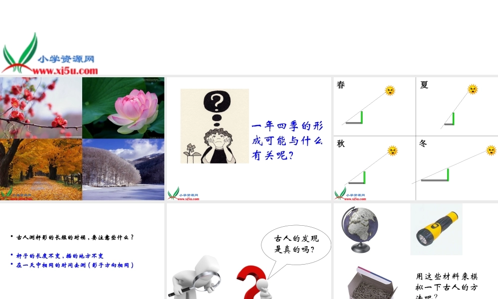 教科小学科学五下《4.7、为什么一年有四季》PPT课件(1)【加微信公众号 jiaoxuewuyou 九折优惠 qq 1119139686】.ppt