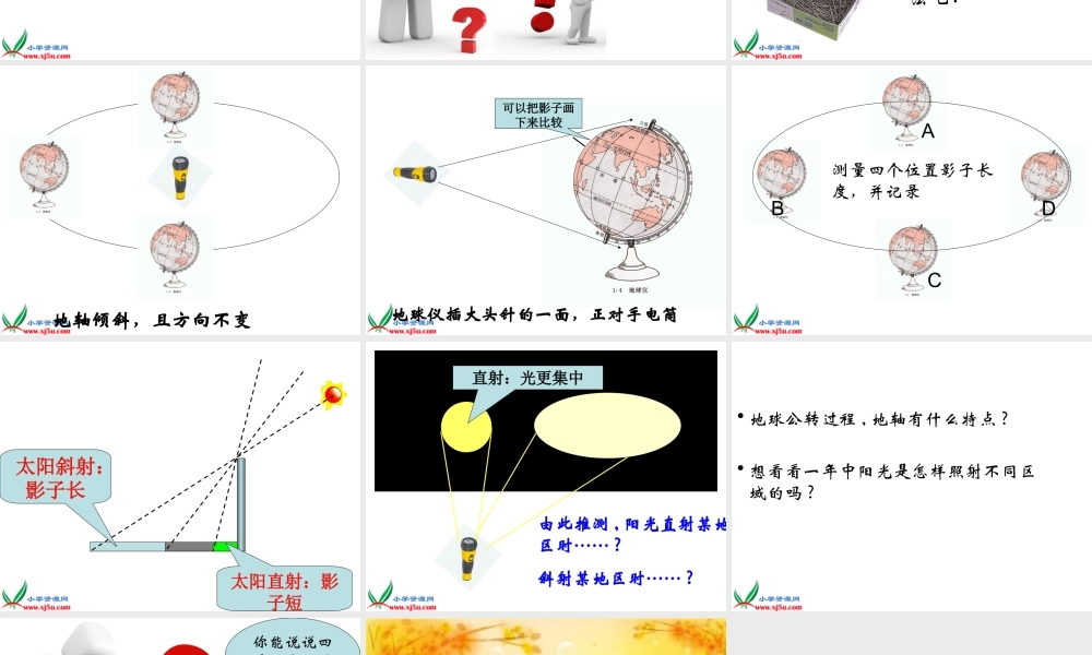 教科小学科学五下《4.7、为什么一年有四季》PPT课件(2)【加微信公众号 jiaoxuewuyou 九折优惠 qq 1119139686】.ppt