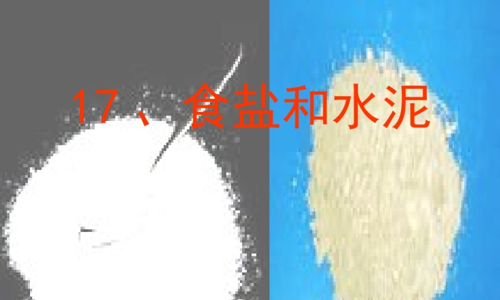 青岛小学科学六上《6、食盐和水泥》PPT课件 (5)【加微信公众号 jiaoxuewuyou 九折优惠 qq 1119139686】.ppt