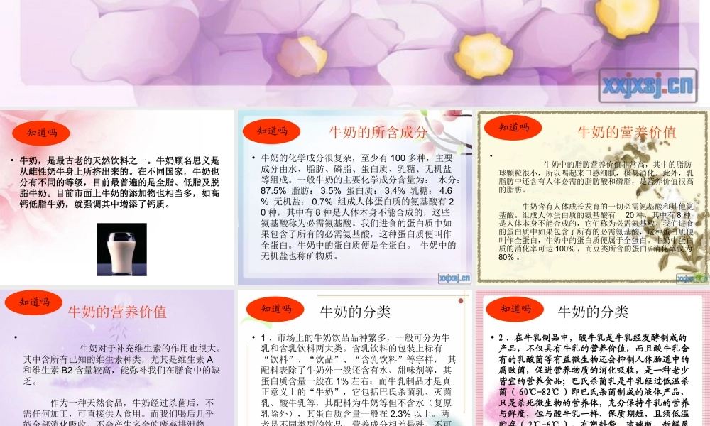 青岛小学科学六上《8、牛奶的变化》PPT课件 (12)【加微信公众号 jiaoxuewuyou 九折优惠 qq 1119139686】.ppt