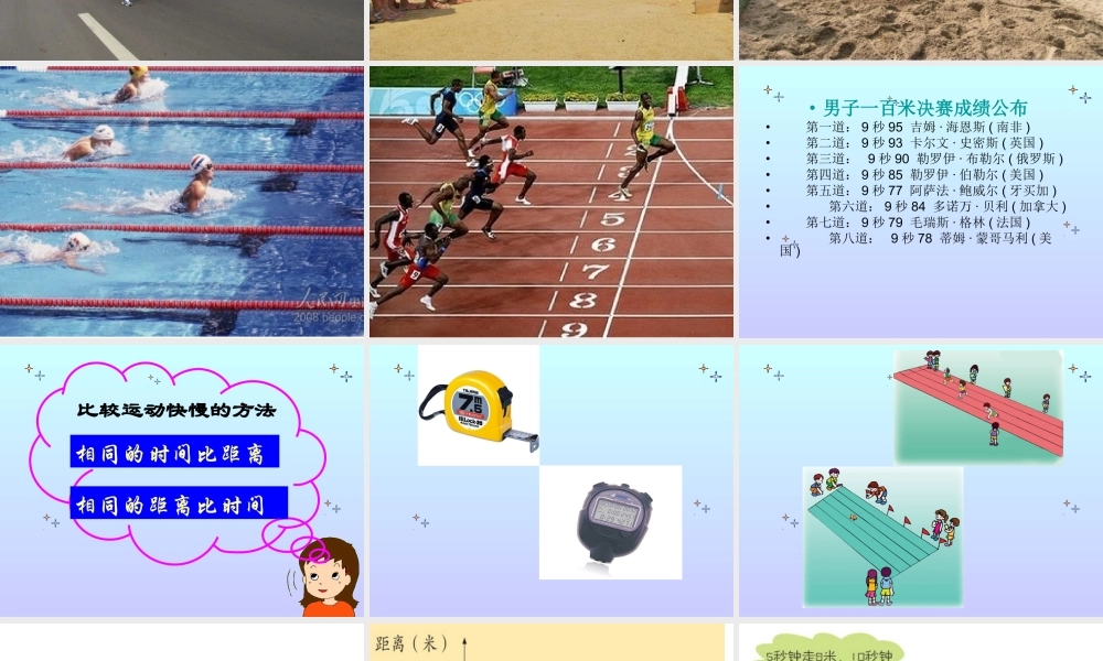 青岛小学科学六上《10、距离和时间》PPT课件 (11)【加微信公众号 jiaoxuewuyou 九折优惠 qq 1119139686】.ppt