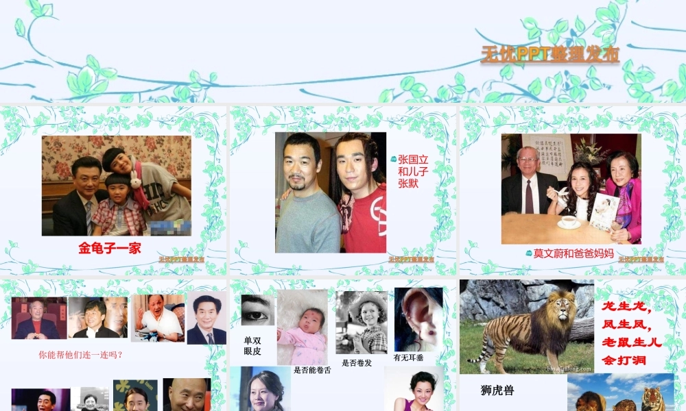 青岛小学科学六下《4. 我像谁》PPT课件 (4)【加微信公众号 jiaoxuewuyou 九折优惠 qq 1119139686】.ppt