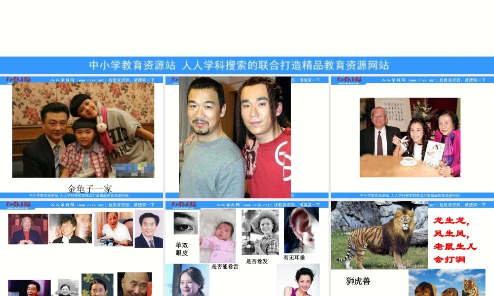 青岛小学科学六下《4. 我像谁》PPT课件 (3)【加微信公众号 jiaoxuewuyou 九折优惠 qq 1119139686】.ppt