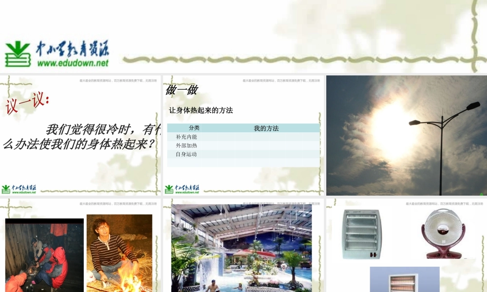 青岛小学科学六下《5、让身体热起来》PPT课件 (1)【加微信公众号 jiaoxuewuyou 九折优惠 qq 1119139686】.ppt