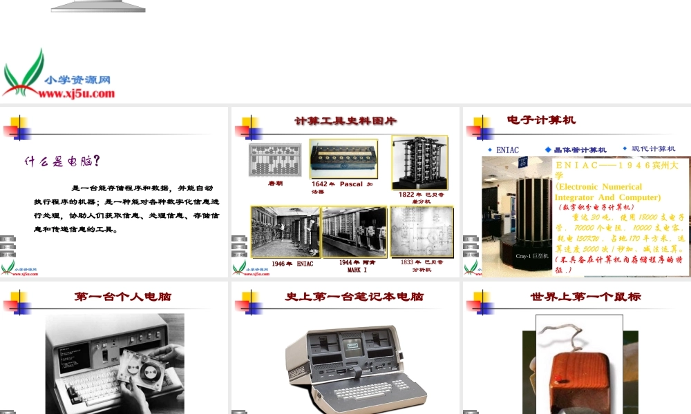 青岛小学科学六下《18、电脑与网络》PPT课件【加微信公众号 jiaoxuewuyou 九折优惠 qq 1119139686】.ppt