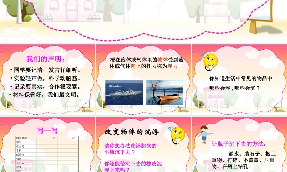 青岛小学科学三上《16 改变浮和沉》PPT课件 (4)【加微信公众号 jiaoxuewuyou 九折优惠 qq 1119139686】.ppt
