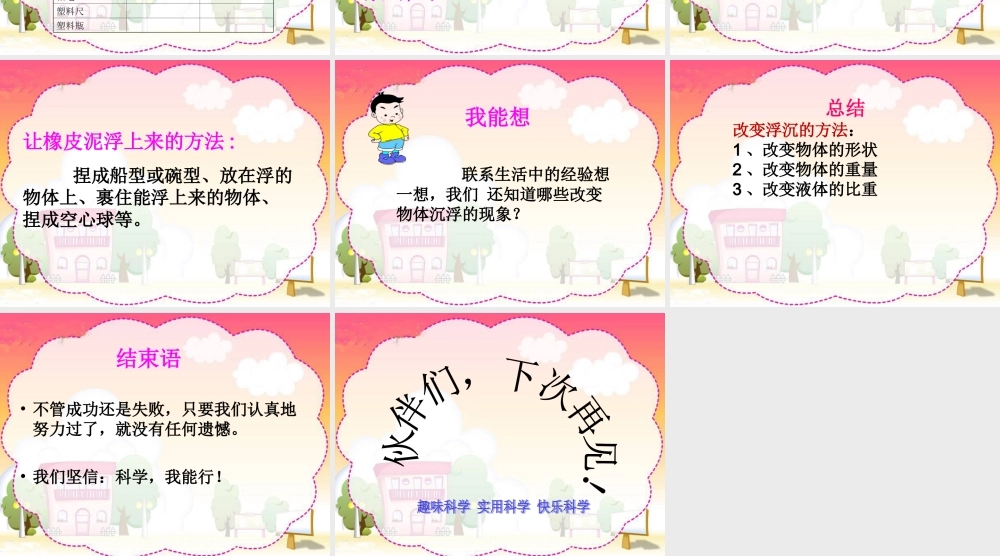 青岛小学科学三上《16 改变浮和沉》PPT课件 (4)【加微信公众号 jiaoxuewuyou 九折优惠 qq 1119139686】.ppt