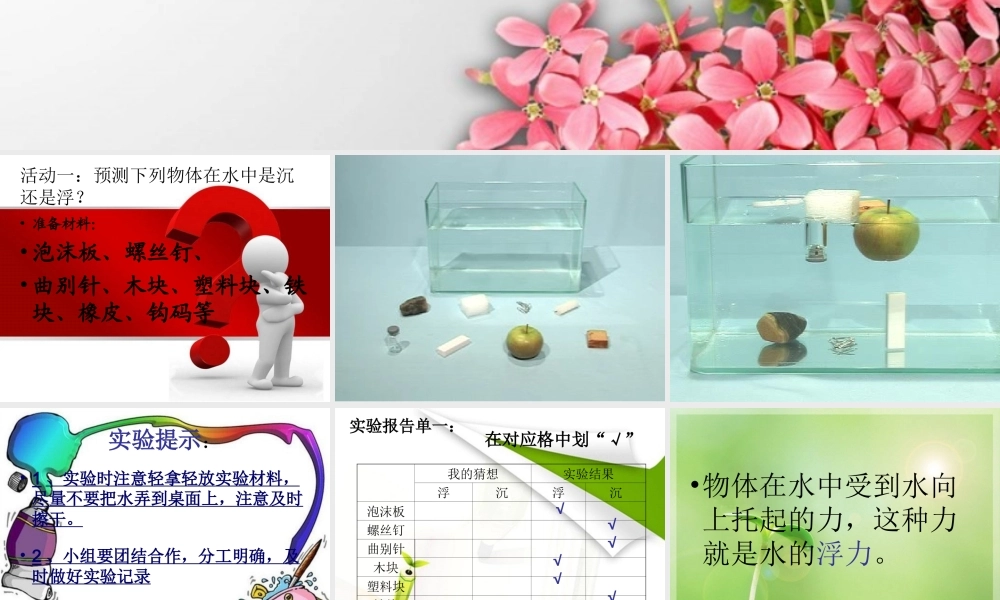 青岛小学科学三上《15有趣的浮沉现象》PPT课件 (9)【加微信公众号 jiaoxuewuyou 九折优惠 qq 1119139686】.ppt