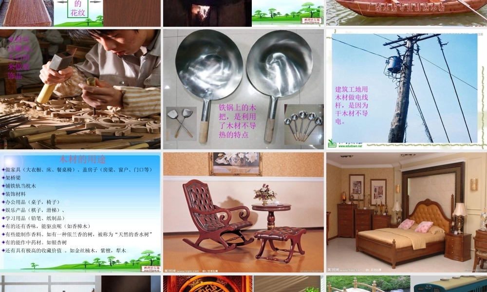 青岛小学科学四上《8 木材》PPT课件 (13)【加微信公众号 jiaoxuewuyou 九折优惠 qq 1119139686】.ppt