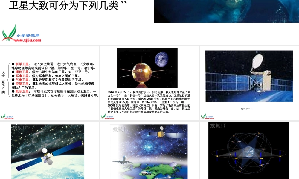 首师大小学科学六下《11.人造天体》PPT课件(2)【加微信公众号 jiaoxuewuyou 九折优惠qq 1119139686】.ppt