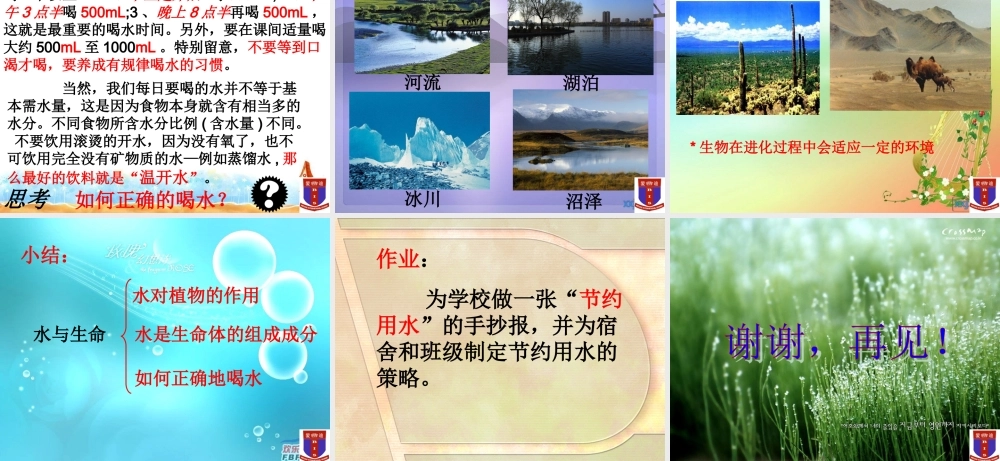 首师大小学科学三上《11.水和生命》PPT课件【加微信公众号 jiaoxuewuyou 九折优惠qq 1119139686】.ppt