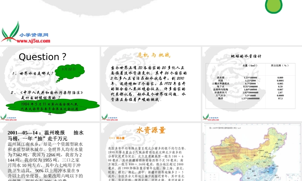 首师大小学科学三下《4.保护水资源》PPT课件(6)【加微信公众号 jiaoxuewuyou 九折优惠qq 1119139686】.ppt