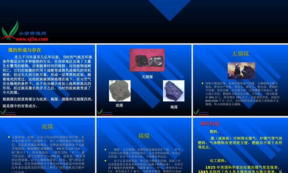 首师大小学科学三下《17.煤》PPT课件【加微信公众号 jiaoxuewuyou 九折优惠qq 1119139686】.ppt