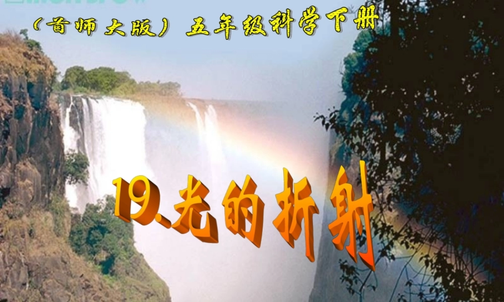 首师大小学科学五下《13.光的折射》PPT课件【加微信公众号 jiaoxuewuyou 九折优惠qq 1119139686】.ppt