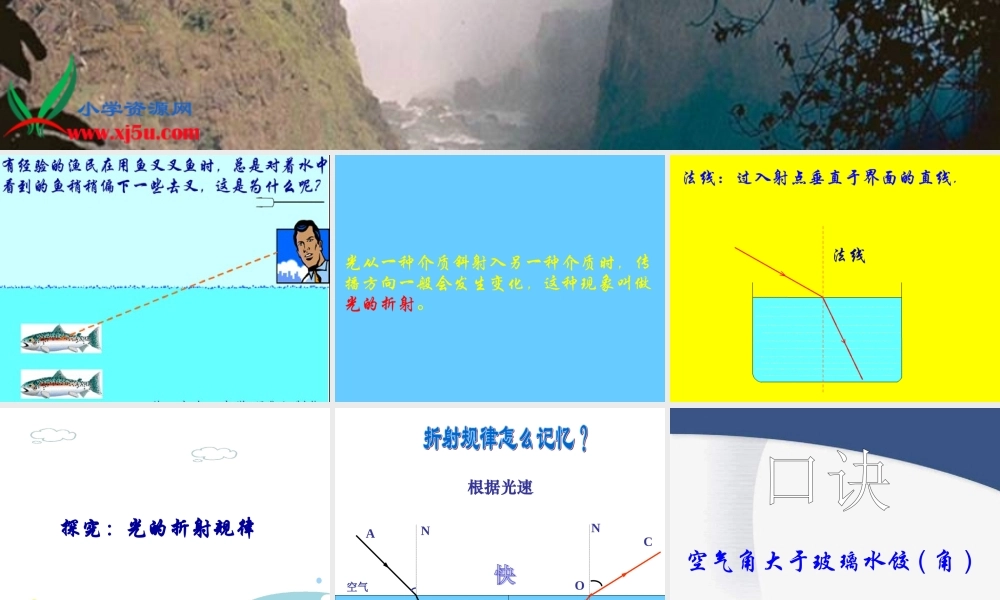 首师大小学科学五下《13.光的折射》PPT课件【加微信公众号 jiaoxuewuyou 九折优惠qq 1119139686】.ppt