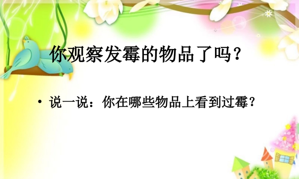 苏教小学科学六上《1.3．馒头发霉了》PPT课件(1)【加微信公众号 jiaoxuewuyou 九折优惠qq 1119139686】.ppt