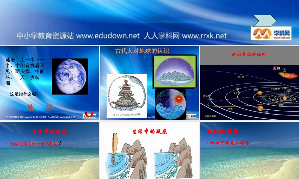 苏教小学科学六上《2.1.地球的形状》PPT课件 (1)【加微信公众号 jiaoxuewuyou 九折优惠qq 1119139686】.ppt