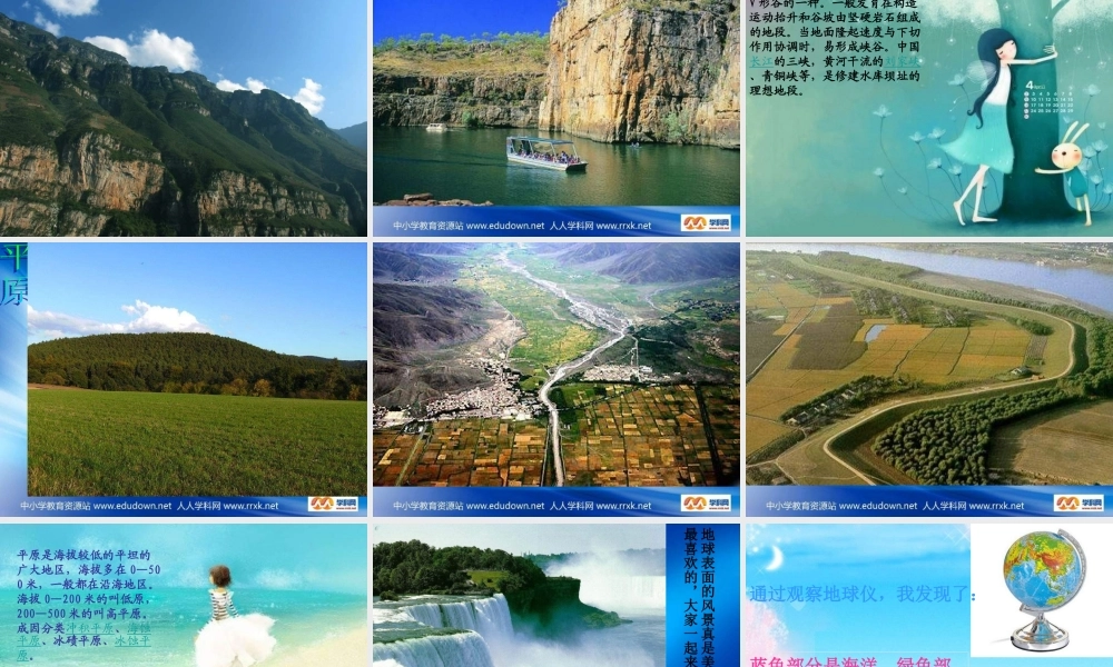 苏教小学科学六上《2.2.地球的表面》PPT课件 (2)【加微信公众号 jiaoxuewuyou 九折优惠qq 1119139686】.ppt
