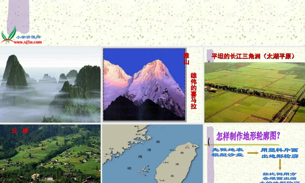 苏教小学科学六上《2.2.地球的表面》PPT课件 (3)【加微信公众号 jiaoxuewuyou 九折优惠qq 1119139686】.ppt