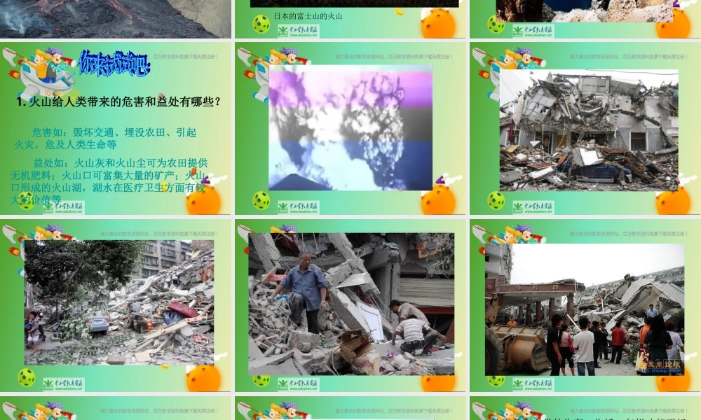 苏教小学科学六上《2.4.火山和地震》PPT课件 (9)【加微信公众号 jiaoxuewuyou 九折优惠qq 1119139686】.ppt