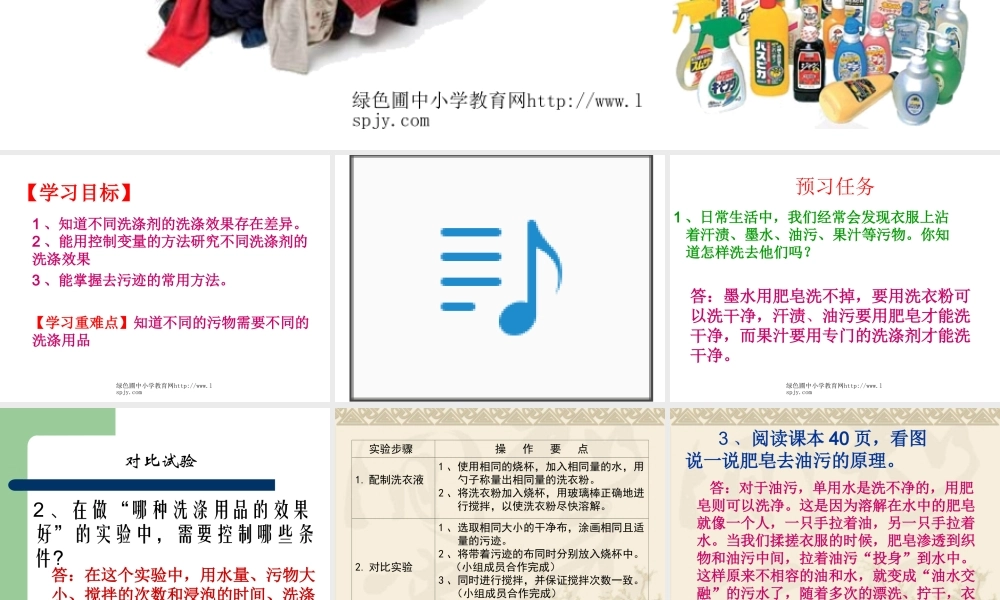 苏教小学科学六上《3.4、洗衣服的学问》PPT课件【加微信公众号 jiaoxuewuyou 九折优惠qq 1119139686】.ppt